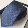 Tie Designer Fashion Men's Silk Tie Jacquard Letter Tie Classic Business Men Luxury Slips