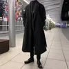 Trench da uomo Tendenza coreana Cappotto monopetto casual allentato Autunno Inverno Moda Cappotto lungo giacca a vento Abbigliamento uomo
