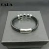 Bangle Cara Top Quality Caffence Brawlet Brazlet Men Men Ensulabensal Steel Leopard с магнитной пряжкой застежка Cara0053