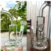 Bongs grandes de 10,6 polegadas Cachimbos de água Narguilés Shisha Vidro grosso Tornado Bong de água para fumar Reciclador Dab Rig com tigela de 18 mm