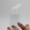 Bouteille de gel désinfectant pour les mains vide de 60 ml, bouteille de savon liquide pour les mains, bouteille de voyage transparente pressée pour animaux de compagnie Kkooj