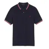 Мужские поло Fred Perry, дизайнерская рубашка-поло, женские мужские футболки с вышивкой, топ с короткими рукавами, азиатский размер S/M/L/XL/XXL