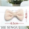 Hair Accessories Hair Accessories 10Pcs Fashion Cloth Art Solid Color Bow Tie Diy Headdress Clothes Shoes Drop Delivery Baby, Kids Mat Dh0Pj