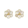 Charm Small Fragrant Wind Flower Petal Earrings 2022 New Fashion Small Audience Design Sense High Grade Earrings for Women 925 Silver Needle Earrings