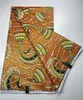 Tyg 2022 Bästa kvalitet Garanterad glam glitter Grand Ankara Golden Wax Fabrics African Cotton Wrapper Printed Material 6 Yards 1052