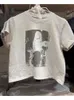 Женская футболка Винтажная классическая графическая хлопковая футболка Женщины летние повседневные o Sexe Sexy Slim с коротким рубашкой шика