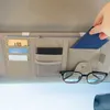 New Car Sun Visor Organizer Multi-Pocket Car Document Sunglasses Storage Pouch PEN Holder Pocket Organizer Auto INTORIOSIONS