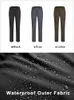 Herrbyxor vinter herrbyxor tjocka varma fleece fodrade stretch golf slacks vattentäta raka casual manliga byxor plus storlek 8xl 231127