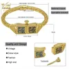 Bangle Aniid Dubai Warna Emas Gelang Untuk Wanita Ethiopië Mewah Desainer Perhiasan Dengan Turnbuckle India Hadiah Pernikahan 230427