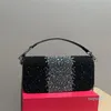 Diamants sac à main épaule femmes poignée supérieure fourre-tout strass Mini sac chaîne coulissante main femmes concepteur