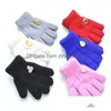 Party Favor Party Favor 5-11 ans enfants gants d'hiver chaleur peluche et épais double couche sports pour étudiants mignon carotte Stber Dhujt