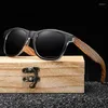 Sunglasses Real Wooden Polarized Bamboo UV400TAC Lens Anti-ultraviolet And Anti-glare