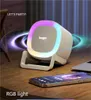 FACTORY 4 in 1 multi-functions 15W wireless charger bluetooth speaker with RGB LED light and phone stand