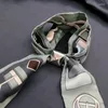 Sciarpe Eperons Box Sciarpa Anello Fibbia in metallo 90 cm Scialli Porta bottoni Accessori stile elegante