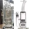 Mobius Glass Bong Hookahs Matrix PERC ROOK WATERPIJS KLEIN RECYCLER DAB Rigs met 18 mm Bowl Dikke bril Water Bongs