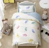 Ensembles de literie 3 pièces 100% coton berceau linge de lit Kit dessin animé bébé ensemble comprend taie d'oreiller housse de couette sans remplissage 231128