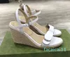 Luxury Designs Woman Sandals Pyraclou Espadrille Wedges Shoes high heel Sexy Ladies Highs Heels Ankle Strap Sandalias