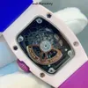 Designer Ri mlies Montres de luxe Femmes Fabricant Fourniture Étanche Lumineux Automatique Poignet Mécanique Pastel Lavande Montre