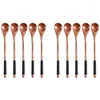 Coffee Scoops 10 Pcs Wooden Spoons Cooking Honey Rice Mixing Spoon Teaspoon For Tea Jam Bath Salts