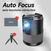 Projectors 4K Projector Home Cinema WiFi 6 Android مع AOTU Focus و Keystone TV Smart Outdoor Mini Projector للهاتف المحمول Q231128