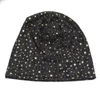 New Women's Bronzing Star Beanies Hat Spring Cotton Fashion Cap For Women Ladies Comfortable Skullies Hats Winter Bonnets Cap HCS326