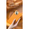 Capa de celular de couro PU durável para telefone personalizado para iPhone 12 13 14 Pro Max Case