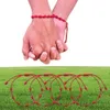 Charm Bracelets 24pcs 7 Knots Red String Bracelet For Women Men Lucky Amulet And Friendship Handmade Braid Rope Wristband Jewelry 8340523