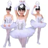 Dancewear Professionele Witte Meisjes Zwanenmeer Ballet Jurken Ballerina Dansen Kostuums Voor Kinderen Dans Jurk Prestaties Tutu Dancewear 231127