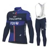 Set di maglie da ciclismo Pro Autumn Team 19D Set di bavaglini MTB Uniforme Abbigliamento da bicicletta Abbigliamento da bici ad asciugatura rapida Abbigliamento da uomo lungo 231127