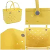 Bogg Bag Silicone Beach Custom Tote Fashion Eva Plastic Beach Bags Women Summer