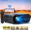 Projektörler Yersida A70 Projektör Full HD Akıllı Sinema Android Sistemi LED 1920*1080p 300inch 5G WiFi 900 ANSI Destek 4K Keystone Düzeltme Q231128