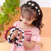 Hair Accessories Cute Flower Bangs Fixed Braided Hairbands Clips For Girls Kids Sweet Ornament Headband Fashion Dress