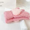 Mitaines pour enfants 1-3 ans hiver enfants gants tricotés épaissis dessin animé chaud en peluche enfants hiver tout-petits mitaines enfants gants