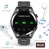 Nieuw Smart Watch Mens 8g Memory Local Music Player 454*454 AMOLED SCHERM BLUETOOTH CALL SPORTEN MAN SMARTWATCH