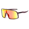 Modische bunte Fahrrad-Reitbrille, einteilige Sonnenbrille, Outdoor-Sport-Sonnenbrille