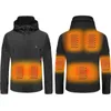 Vestes pour hommes Hommes en plein air hiver veste de chauffage électrique USB Charge hommes vestes chauffées intelligente chaleur ski randonnée vêtements 231128