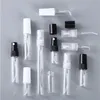 2ml 3ml 5ml 10ml زجاج زجاجة رذاذ الزجاج الزجاجية قابلة لإعادة التعبئة العطور عينة قارورة السفر حاوية مستحضر