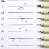 wholesale Markers 1 3 pcs Pigment Liner Micron Pen Neelde Drawing Manga Brush Art Waterproof Fineliner Sketching Stationery 230428