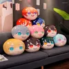 Portachiavi Ensemble Stars Plus Toy Carino Sazanami Jun IBARA Hiyori AIRA Ogami Koga Doll Morbido cuscino da tiro Regali Portachiavi con ciondolo da 10 cm