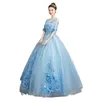 Ball Mother Of The Lace Appiques Dresses Half Sleeves Plus Size Elegant Evening Gown Long Party Gowns Prom Bride Dress For Beach Wed 403