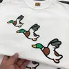 Heren t -shirts menselijk gemaakte t -shirt korte mouw mannen vrouwen Harajuku Opening Limited to Three Ducks Tee Tops 230427