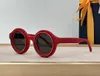 Occhiali da sole di lusso per donna uomo estate 2501 designer anti-ultravioletto piatto retrò moda acetato montatura rotonda passerella stile cyberpunk occhiali UV400 scatola casuale