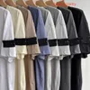 23ss New stone Design stoneisland Polo all'ingrosso Moda T-shirt Uomo Cotone pesante Soild Abbigliamento uomo Maniche corte CIPT