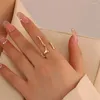 Anelli di nozze semplici anelli lave geometrici per uomini donne gocciolamento creativo gocciolamento di apertura di apertura dei dita delle dita di compleanno regali di compleanno 2023