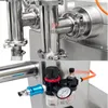 Double Nozzle Chili Sauce Bottle Can Pneumatic Liquid Filling Machine, Commercial Filling Machine