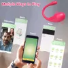 Bluetooth g ponto vibrador vibrador feminino app controle remoto de longa distância estimulador clitóris vibratório ovo brinquedos sexuais para o sexo feminino