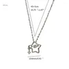 Pendant Necklaces Dangling Star Jewelry Alloy Material Birthday Gift For Women Girl