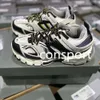 Designer 2022 Scarpe casual Triple S track 3.0 Sneakers Suola in cristallo di azoto trasparente Scarpe da corsa Uomo Donna Nero Bianco Verde 35-45