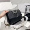 Wysokiej jakości torby crossbody torebki designerskie torebki damskie torby owczeliny ramion dużej pojemności torebki kobiety oryginalne skórzane torby łańcuchowe klapy torby komunikatorskie