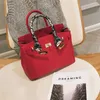 Wholesale Top Original BoKintote bags online shop version large handbag with lychee pattern 2023 new fashion scarf bag With Real Logo pan